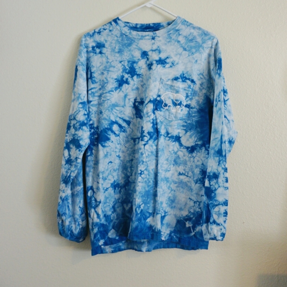 Ivory Ella Tie-dye Long Sleeve T-shirt